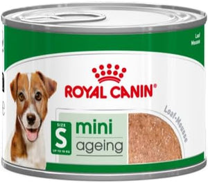 Mini Ageing 8+ Wet Dog Food In Loaf Cans 12 x 195g