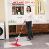 Spray mop for Floor Cleaning, Dust Mop with 2 Pcs Washable Pads and 400ml Refillable Bottle Floor Mop for Household or Commercial Use Wet Mop for Hardwood Laminate Tile Ceramic (Red)