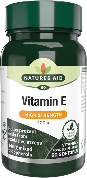 Aid 400iu Vitamin E - Pack of 60 Capsules