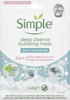 Daily Skin Detox Bubbling Deep Cleanse Sheet Mask cruelty-free and vegan for clean and moisturised sensitive skin 1 pc