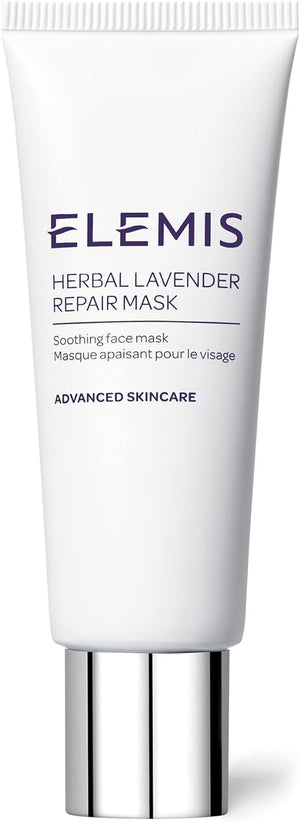 Herbal Lavender Repair Mask, Soothing Clay Mask Deeply Cleanses, Rebalances and Nourishes Skin, Calming Mask Formulated with Rosemary, Thyme and Lavender, Leaves Skin Bright and Balanced, 75ml