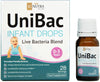 Unified Bacteria: UniBac Newborn / Baby / Infant Probiotics 0-3 years | Lactobacillus rhamnosus GG & HN001™ | 1.5Bn CFU Probiotic Drops - 28 Servings