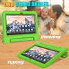 10 inch Kidsproof Protective Cover with Foldable Handle Stand and Screen Prodector for New Tablet 10, Not for iPad - Green