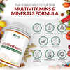 Multivitamin Tablets for Men & Women - 365 Tablets - 1 Year Supply - 25 A-Z Multivitamins & Minerals Including Iron, Zinc & Vitamin D - One a Day - Made in The UK -