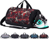 Sports Gym Bag with Shoes Compartment and Wet Pocket, Travel Duffle Bag for Men and Women