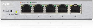 5-Port Gigabit Ethernet Web Managed Switch | VLAN Support | Sturdy Metal Case | Desktop or Wall-Mount | Fanless |Limited Lifetime Warranty | QoS | Ethernet Splitter | GS1200-5