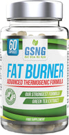 Fat Burner Weight Loss Pills – Metabolism Booster, Appetite Suppressant - Green Tea Extract Lean Slimming Diet Supplement for Men & Women - UK Premium Manufacture - 60 Vegetarian Capsules –