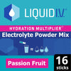 Hydration Multiplier Passion Fruit Electrolyte Powder Mix | Hydration Powder Sachets | Easy Open Single-Serving | 16 Sachets