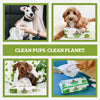 Pogi's Dog Grooming Wipes - 400 Dog Wipes for Cleaning and Deodorising - Plant-Based, Hypoallergenic Pet Wipes for Dogs, Puppy Wipes - Quick Bath Dog Wipes for Paws, Butt, & Body - Green Tea Scented