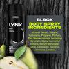 Lynx Black Bodyspray 200 ml x 5 pack