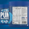 Pump Zero Pre Workout - Zero Stim, Caffeine Free, Energy & Performance (375g - 25 Servings) (ICY Blue Raz)