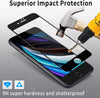 [3-Pack[Full Coverage] iPhone SE 3/2 (2022/2020 Edition) Screen Protector, Tempered Glass Film [LifetimeSupport][Full Coverage] Screen Protector for iPhone SE 2020 & iPhone SE 2022