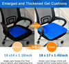 2022 New Gel Seat Cushion, Honeycomb Design Double Thick Gel Cushion with Relieving Back coccyx Pain Pressure, for Car Office Home Wheelchair&Chair