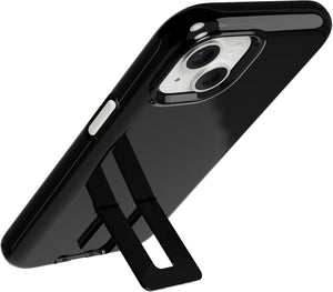 EvoCrystal Kick case for iPhone 14 - MagSafe compatible - Impact Protection - Kickstand - Obsidian Black