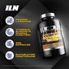 L Arginine Capsules - 2600mg L-Arginine with added Glutamine - B12 and D3 for Normal Muscle Function (300 Vegetarian Capsules)