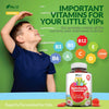 Multivitamin for Kids (5+) - 120 Vegan Gummies - 4 Month Supply - Tasty Strawberry Flavour - Kids Vitamins Including C, D & B12 - Made in The UK by