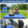 Camping Mat, 14CM Ultralight Inflatable Sleeping Pad with Built-in Foot Pump, Double Joinable, Compact, Waterproof for Backpacking, Hiking, Tent Trap Traveling