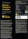 Natural Vitamin E Complex, Tocopherols & Tocotrienols, 120 Softgels | with Organic Extra Virgin Olive Oil | Full Spectrum | Antioxidant | 100% Natural Ingredients, Soy Free |