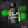 CLA Capsules 4000mg | 120 Count | High Strength Supplement | Conjugated Linoleic Acid Oil from Safflower | Suitable for Men & Women | by