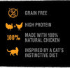 Dry Cat Food - High Protein and Grain-Free Cat Food with Turkey and Chicken, 750 g (Pack of 4)