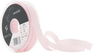 Seam Binding Ribbon, Pale Pink, 12 mm Width, 25 metre Length