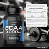 BCAA Tablets | 4000mg BCAAs per Serving | 3Months Supply | Essential Amino Acid Supplement with Vitamin B6 | 365 Vegan Tablets | BCAA Powder and Capsules Alternative Pre Workout | by