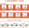 Car Seat Covers Full Set Universal for 5 Seats, Universal Fit For Most Cars, SUV, Sedans and Pick-up Trucks, Waterproof Automotive Seat Protector, Luxury Leather Car Seat Cushion, Airbag Compatible