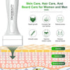 Adjustable Derma Stamp- 140 REAL NEEDLE, Professional Microneedling 0-3mm Home, Dermastamp for Face Hair Scalp Beard Growth Body, Derma Roller & Microneedling Pen Alternative for Men Women