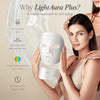 Photon Skin Rejuvenation Face & Neck Mask | Wireless LED Photon Therapy 7 Color Light Treatment Anti Aging Wrinkles Facial Beauty Skin Care Mask