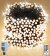 Fairy Lights Plug in Waterproof, 50M 500LED Long Christmas Tree Lights, Christmas Lights Outdoor with Remote/4 Brightness/8 Modes/Timer, Fairy Lights Mains Powered for Bedroom/Party/Xmas Decorations