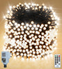 Fairy Lights Plug in Waterproof, 50M 500LED Long Christmas Tree Lights, Christmas Lights Outdoor with Remote/4 Brightness/8 Modes/Timer, Fairy Lights Mains Powered for Bedroom/Party/Xmas Decorations