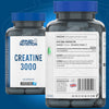 Creatine 3000 - Creatine Monohydrate Capsules 3000mg Per Serving, High Strength Supplement, Increases Physical Performance (120 Capsules - 30 Servings) (New)