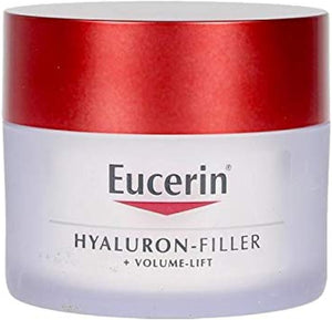 Hyaluron-Filler + Volume-Lift Day Cream for Hydrates Dry Skin, Anti-Aging Formula with SPF 15, 50ml