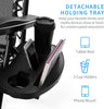 Zero Gravity Chair, Heavy Duty Textoline, Outdoor & Garden Sunloungers, Reclining & Folding Chair with Cup Cup And Phone Holder Plus Headrest Pillow