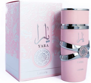 Yara Parfume with FREE 3ml Perfume Spray (EDP) - Arabic Luxury Women Scent - Sweet, Vanilla & Powdery - Eau De Parfum 100 ML