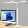 LED Desk Lamp for Office, Double Head Desk Lamp with Base, Dimmable Architect Desk Light, Eye Caring Monitor Light Bar with Timer, Task Lamp for Work Study Read Home Office Lighting