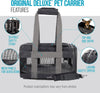 Original Deluxe Travel Pet Carrier, Airline Approved & Guaranteed On Board - Charcoal Gray, Medium