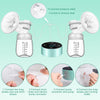 Breast Pump, Electric Breastfeeding Pump 3 Modes 10 Levels Dual Rechargeable Nursing Double Breast Milk Pump Massage with Touchscreen LED BPA Free