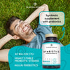 Pre and Probiotics for Gut Health. Probiotic Complex with 40 Billion Probiotic Bacteria. Probiotics for Intestinal Flora and Relief of Digestive Discomfort. 30 Capsules. .