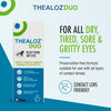 Thealoz Duo Eye Drops - Rapid & Long-Lasting Relief for Dry, Tired & Sore Eyes | Gentle, Preservative-Free Formula | Suitable for Contact Lens Wearers | Pack of 2 x 10ml (600 Drops)