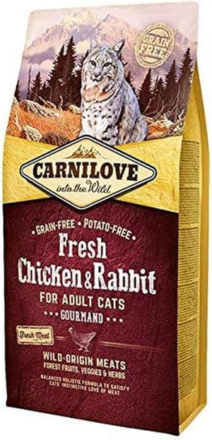 Fre Chicken & Rabbit Gourmand Dehydrated Cat Food 400Gr – Pack of 19 x 21 g – Total: 400 g