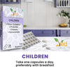 Children Complex Probiotics and Prebiotics Complex - 5 Billion CFU - 28 Probiotic Complex Capsules for Children - Lactobacillus helveticus, Rhamno. 28 Days Supply.