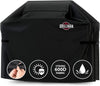 BBQ Cover, Gas Barbecue Cover fits Weber BBQ, Char Broil, Outback and more, Waterproof, Heavy Duty, Windproof, Rip-Proof, UV Resistant Barbecue Covers (183L x 66W x 130H cm, Black)