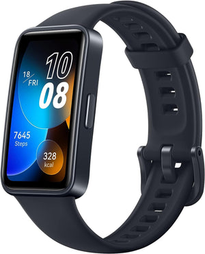 Band 8 Fitness Watch - Ultra Thin Smart Band design with Up to 2 Weeks Battery Life Activity Trackers Compatible with Android & iOS with Full Health Management & Sleep Tracking -Midnight Black