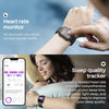 S2 40mm Mini Smart Watch Alexa Built-in Fitness Tracker with Heart Rate and Blood Oxygen Monitor,Sleep Monitor 5ATM Waterproof HD Touchscreen Compatible with iPhone&Android Black