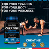 ® Creatine Monohydrate 3000mg - Gym Energy Supplement for Men & Women for Pre Workout - Powder Alternative - Muscle Power, Increase and Strength - Vegan, NO GMO & Keto Unflavoured - 120 Tablets