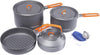 Feast 4 Camping Cookware Set | Outdoor Cooking kit with Pot Kettle Pan Bowls and Spatula | Kitchen Utensils for 4 to 5 People Backpacking Trekking Hiking Fishing Picnic