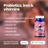 Probiotics for Women by  I 2-Month Supply (300 Billion CFU/Bottle) I Upgrade Your Gut Health I Pure Vegan Formula I Made in EU