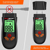 Moisture Meter, Moisture Meter with LCD Display Suitable for Quick Determination of Moisture Content of Raw Wood, Paper, Plywood, Plaster Walls, Flooring, etc.