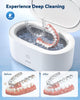 Ultrasonic Cleaner,  Ultrasonic Jewellery Cleaner Machine 600ML with Timer, 46KHz Sonic Cleaner for Retainer, Mouth Guard, Glasses, Watch, Ring, Diamond, Denture Use